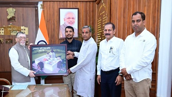 रांची के जगन्नाथपुर रथ यात्रा महोत्सव में शामिल होने का राज्यपाल को निमंत्रण, मंदिर न्यास समिति ने की मुलाकात