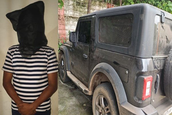 रांची में पुलिस पर थार चढ़ाकर भागने वाला आरोपी गिरफ्तार, पेट्रोलिंग वाहन के चालक को आई थी गंभीर चोट